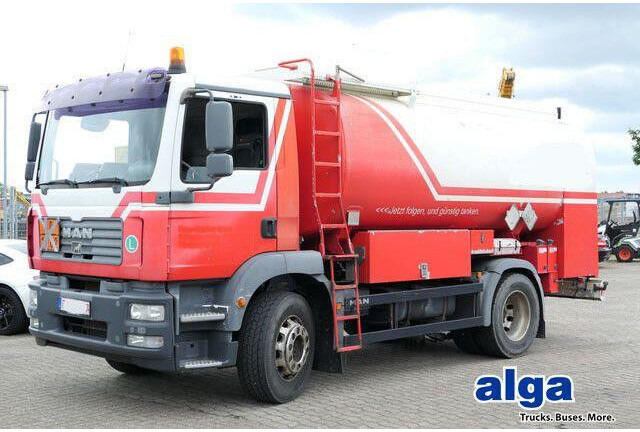 MAN 18.280 TGM, 14m³, 3 Kammern, 2x Schlauchtrommel - Tank truck: picture 1 MAN 18.280 TGM, 14m³, 3 Kammern, 2x Schlauchtrommel - Tank truck: picture 1