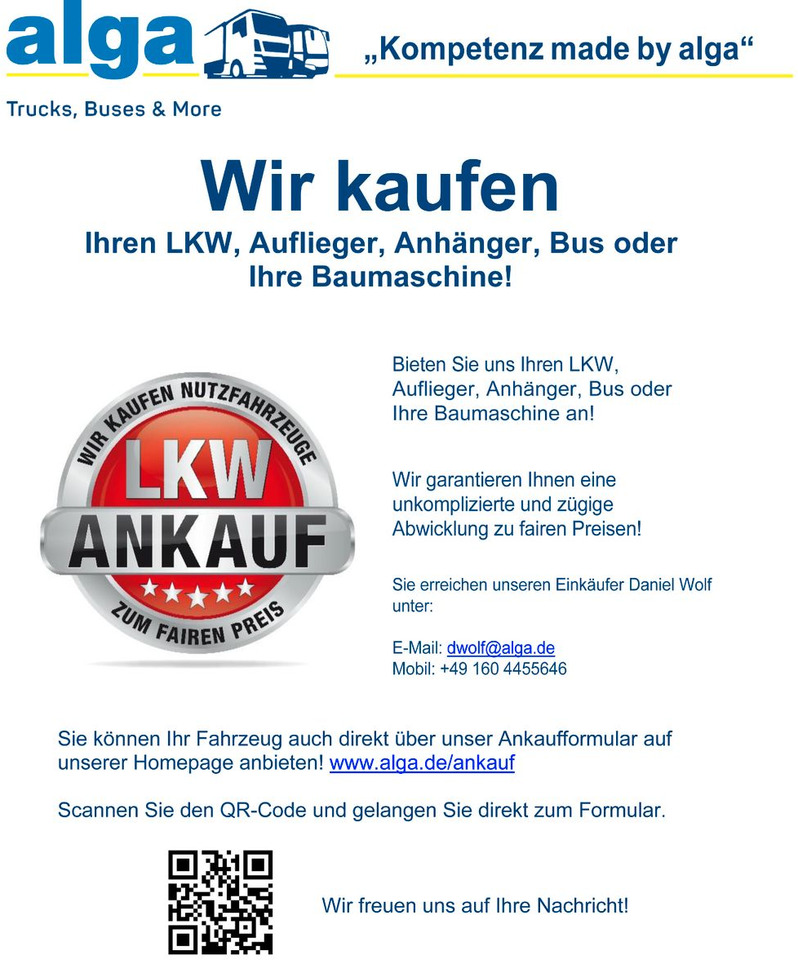 Leasing of  MAN 26.390 TGA BL 6x4, VDL S-21 6200, Klima, Luftfe. MAN 26.390 TGA BL 6x4, VDL S-21 6200, Klima, Luftfe.: picture 14