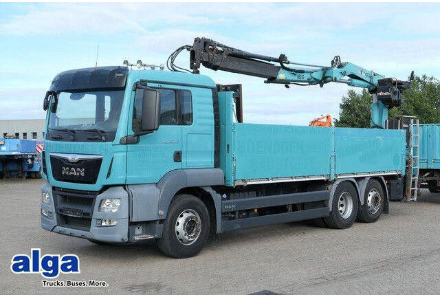 MAN 26.440 TGS BL 6x2, Hyva HB230 E4, Lenk-Lift - Dropside/ Flatbed truck: picture 1 MAN 26.440 TGS BL 6x2, Hyva HB230 E4, Lenk-Lift - Dropside/ Flatbed truck: picture 1