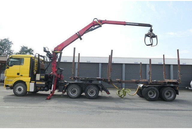 MAN 26.540 TGX 6x4, Kombizug, Huttner LNZK 20 - Timber truck: picture 3 MAN 26.540 TGX 6x4, Kombizug, Huttner LNZK 20 - Timber truck: picture 3