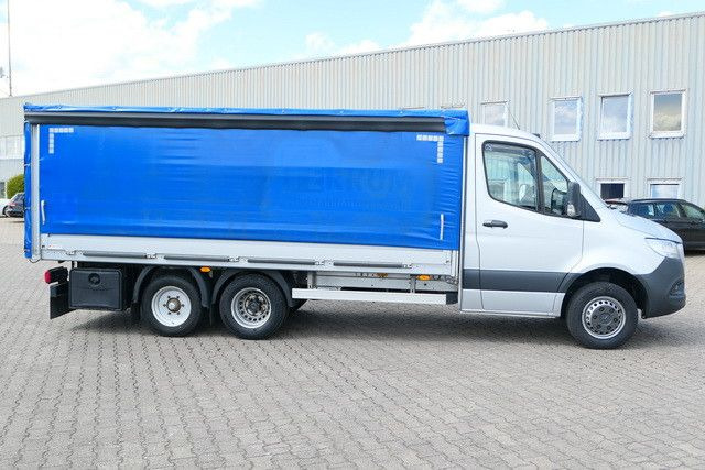 Mercedes-Benz 519 CDI Sprinter 6x2, 3.4to. NL, Klima, Navi - Curtain side van: picture 2 Mercedes-Benz 519 CDI Sprinter 6x2, 3.4to. NL, Klima, Navi - Curtain side van: picture 2