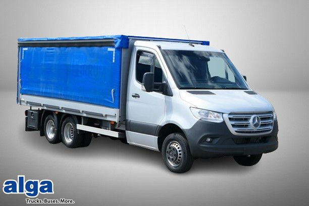 Mercedes-Benz 519 CDI Sprinter 6x2, 3.4to. NL, Klima, Navi - Curtain side van: picture 1 Mercedes-Benz 519 CDI Sprinter 6x2, 3.4to. NL, Klima, Navi - Curtain side van: picture 1
