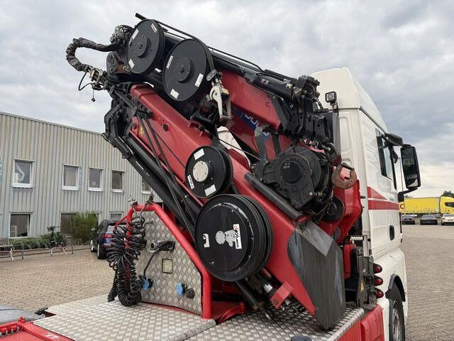 Tractor unit MAN 28.500 TGX 6X2-2 BLS, Kran HMF 5020-K6, Funk,23m: picture 8