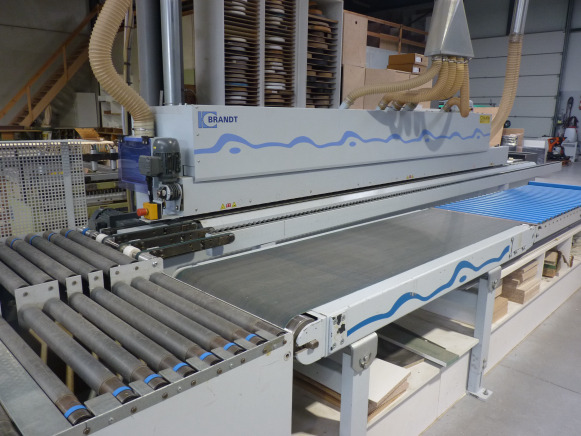 Woodworking machinery Plaqueuse de chants Brandt Highflex 1440 KDF 440 (211-0261206590-2012) + Rallonge avec convoyeur à rouleaux: picture 7