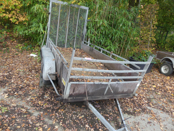 Remorque double essieu (pour pièces) De ridder - Plant trailer: picture 2 Remorque double essieu (pour pièces) De ridder - Plant trailer: picture 2