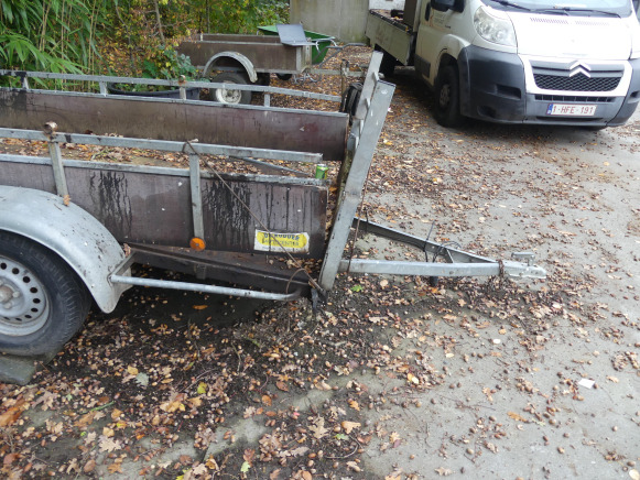 Remorque double essieu (pour pièces) De ridder - Plant trailer: picture 4 Remorque double essieu (pour pièces) De ridder - Plant trailer: picture 4