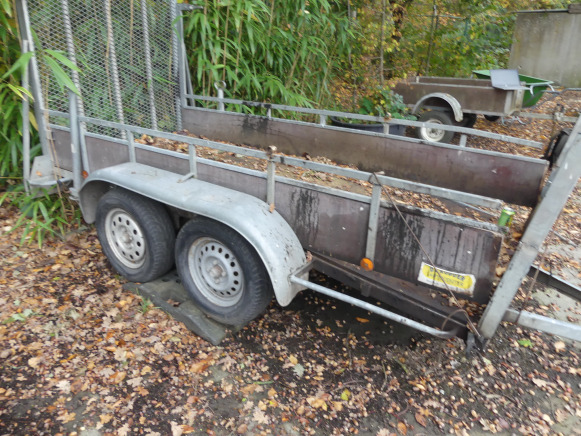 Remorque double essieu (pour pièces) De ridder - Plant trailer: picture 5 Remorque double essieu (pour pièces) De ridder - Plant trailer: picture 5