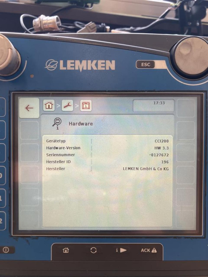 Lemken CCI200 - Navigation system for Agricultural machinery: picture 4 Lemken CCI200 - Navigation system for Agricultural machinery: picture 4