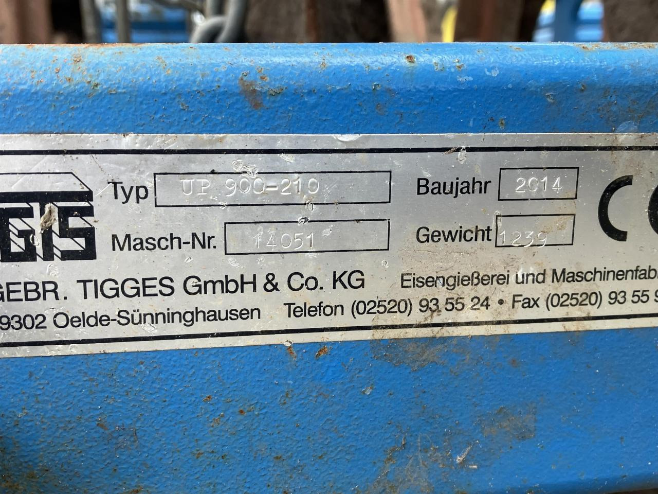 Tigges UPN 900-210 - Farm roller: picture 5 Tigges UPN 900-210 - Farm roller: picture 5