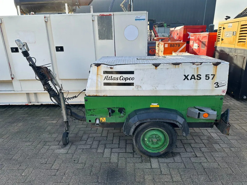 Atlas-Copco XAS 57 DD Deutz 3 m3 / min 23 kW 7 Bar Mobiele Diesel Compressor op aanhanger - Air compressor: picture 1 Atlas-Copco XAS 57 DD Deutz 3 m3 / min 23 kW 7 Bar Mobiele Diesel Compressor op aanhanger - Air compressor: picture 1