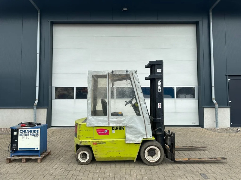 Clark EPM25N 2.5 ton Duplex Sideshift Elektra Heftruck - Electric forklift: picture 2 Clark EPM25N 2.5 ton Duplex Sideshift Elektra Heftruck - Electric forklift: picture 2