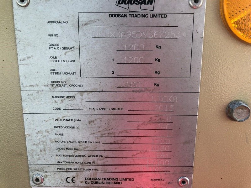 Ingersoll Rand Kubota LT6KA 9 meter light tower generator - Lighting tower: picture 5 Ingersoll Rand Kubota LT6KA 9 meter light tower generator - Lighting tower: picture 5