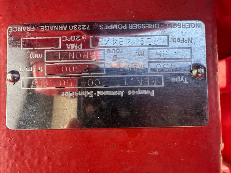 Iveco 8361 SRI 10.00 Ingersoll Dresser Waterpomp as New ! 430 m3 / h 9.5 Bar - Water pump: picture 5 Iveco 8361 SRI 10.00 Ingersoll Dresser Waterpomp as New ! 430 m3 / h 9.5 Bar - Water pump: picture 5