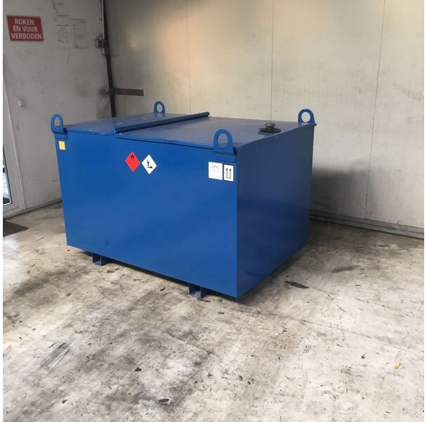 Kiwa IBC Elzinga Machinefabriek 1000 liter IBC Dieseltank met handpomp - Storage tank: picture 2 Kiwa IBC Elzinga Machinefabriek 1000 liter IBC Dieseltank met handpomp - Storage tank: picture 2
