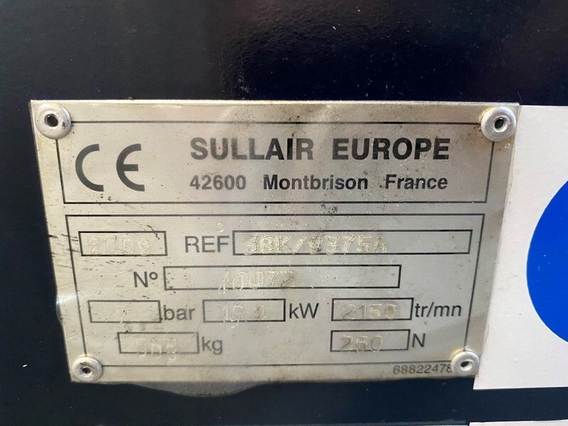 Kubota D1105 Sullair 15.5 kW 7 bar diesel schroefcompressor - Air compressor: picture 4 Kubota D1105 Sullair 15.5 kW 7 bar diesel schroefcompressor - Air compressor: picture 4