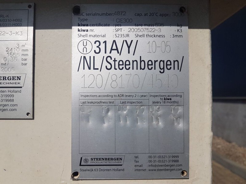 Dieseltank Steenbergen 3000 liter Kiwa IBC Dieseltank - Storage tank: picture 3 Dieseltank Steenbergen 3000 liter Kiwa IBC Dieseltank - Storage tank: picture 3