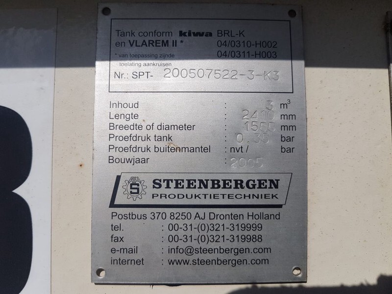 Dieseltank Steenbergen 3000 liter Kiwa IBC Dieseltank - Storage tank: picture 5 Dieseltank Steenbergen 3000 liter Kiwa IBC Dieseltank - Storage tank: picture 5