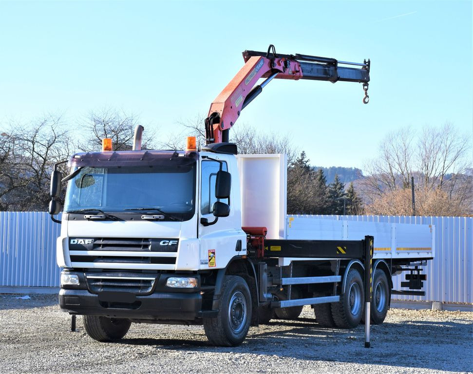 DAF CF 75.360 Pritsche 7,95 m + KRAN / FUNK * 6x4 DAF CF 75.360 Pritsche 7,95 m + KRAN / FUNK * 6x4 - Crane truck, Dropside/ Flatbed truck: picture 2 DAF CF 75.360 Pritsche 7,95 m + KRAN / FUNK * 6x4 DAF CF 75.360 Pritsche 7,95 m + KRAN / FUNK * 6x4 - Crane truck, Dropside/ Flatbed truck: picture 2