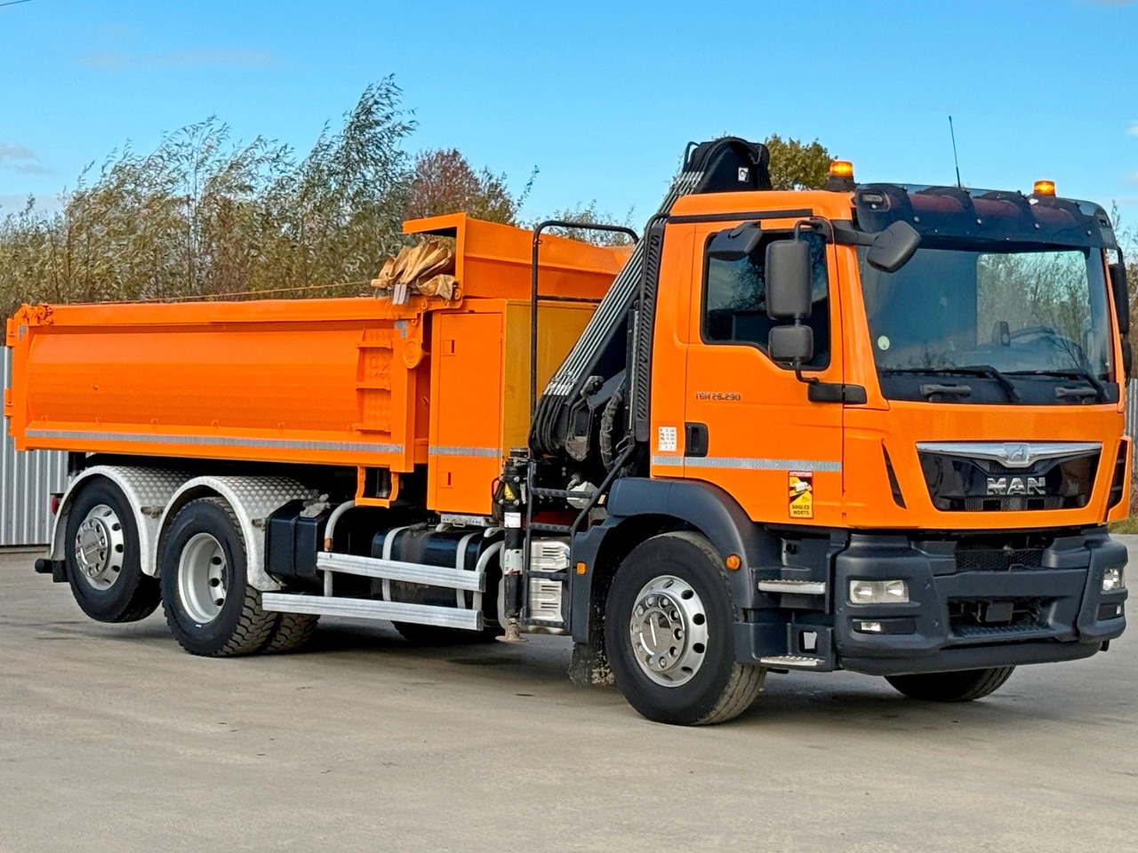 MAN TGM 26.290* KIPPER 4,60m*HIAB 111 B-3 HIDUO/FUNK - Tipper, Crane truck: picture 3 MAN TGM 26.290* KIPPER 4,60m*HIAB 111 B-3 HIDUO/FUNK - Tipper, Crane truck: picture 3