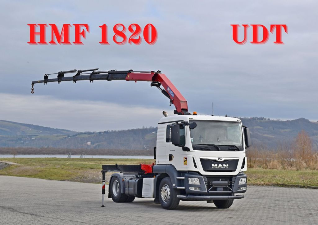 MAN TGS 18.500 Sattelzugmaschine + KRAN /FUNK MAN TGS 18.500 Sattelzugmaschine + KRAN /FUNK - Crane truck: picture 1 MAN TGS 18.500 Sattelzugmaschine + KRAN /FUNK MAN TGS 18.500 Sattelzugmaschine + KRAN /FUNK - Crane truck: picture 1