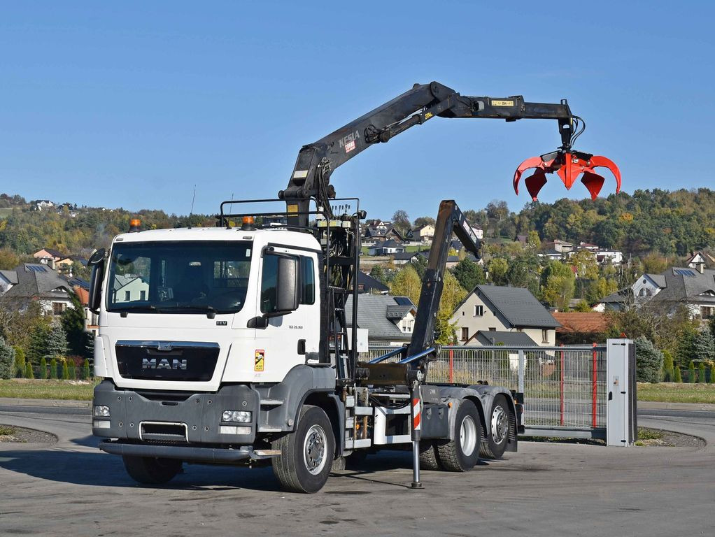 MAN TGS 26.360 Abrollkipper* KESLA 2114 Z * TOP MAN TGS 26.360 Abrollkipper* KESLA 2114 Z * TOP - Hook lift truck, Crane truck: picture 2 MAN TGS 26.360 Abrollkipper* KESLA 2114 Z * TOP MAN TGS 26.360 Abrollkipper* KESLA 2114 Z * TOP - Hook lift truck, Crane truck: picture 2