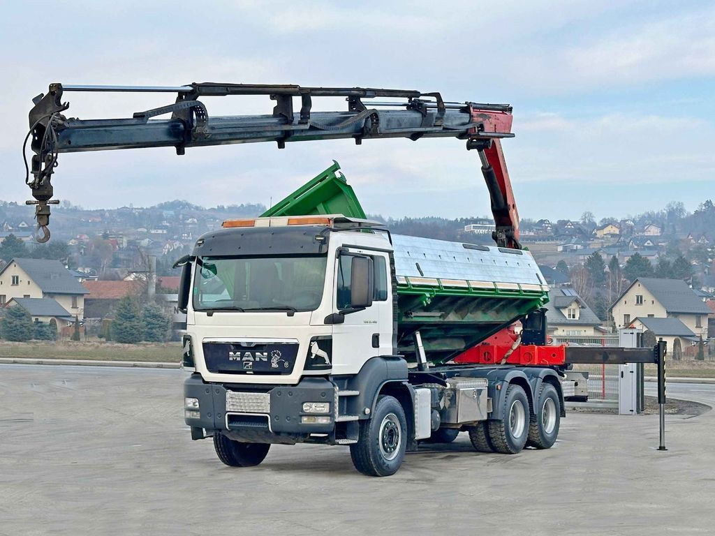 MAN TGS 33.480*KIPPER 5,70m * PK 23002 + FUNK * 6x4 MAN TGS 33.480*KIPPER 5,70m * PK 23002 + FUNK * 6x4 - Crane truck, Tipper: picture 2 MAN TGS 33.480*KIPPER 5,70m * PK 23002 + FUNK * 6x4 MAN TGS 33.480*KIPPER 5,70m * PK 23002 + FUNK * 6x4 - Crane truck, Tipper: picture 2