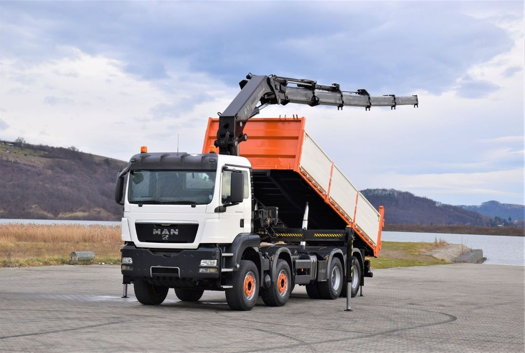 MAN TGS 35.440 * HIAB 322 EP-5HIPRO+FUNK / 8x4! - Tipper, Crane truck: picture 2 MAN TGS 35.440 * HIAB 322 EP-5HIPRO+FUNK / 8x4! - Tipper, Crane truck: picture 2