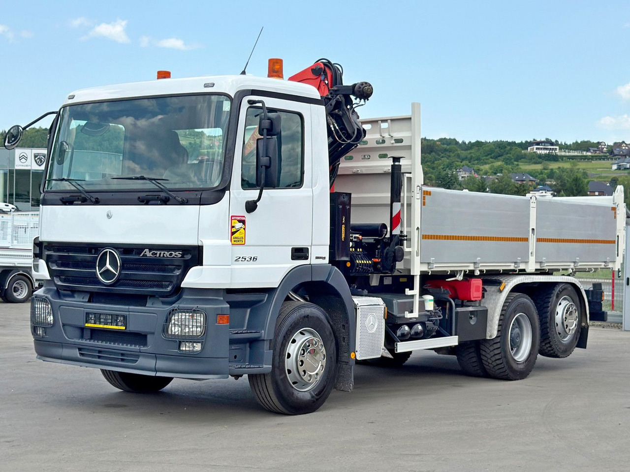 Mercedes-Benz ACTROS 2536* KIPPER 5,30m * PK 15500 + FUNK* TOP - Crane truck: picture 4 Mercedes-Benz ACTROS 2536* KIPPER 5,30m * PK 15500 + FUNK* TOP - Crane truck: picture 4