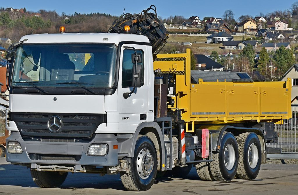 Mercedes-Benz ACTROS 2636 * TEREX 165.2E - A4 + FUNK/6x4 - Crane truck, Tipper: picture 4 Mercedes-Benz ACTROS 2636 * TEREX 165.2E - A4 + FUNK/6x4 - Crane truck, Tipper: picture 4