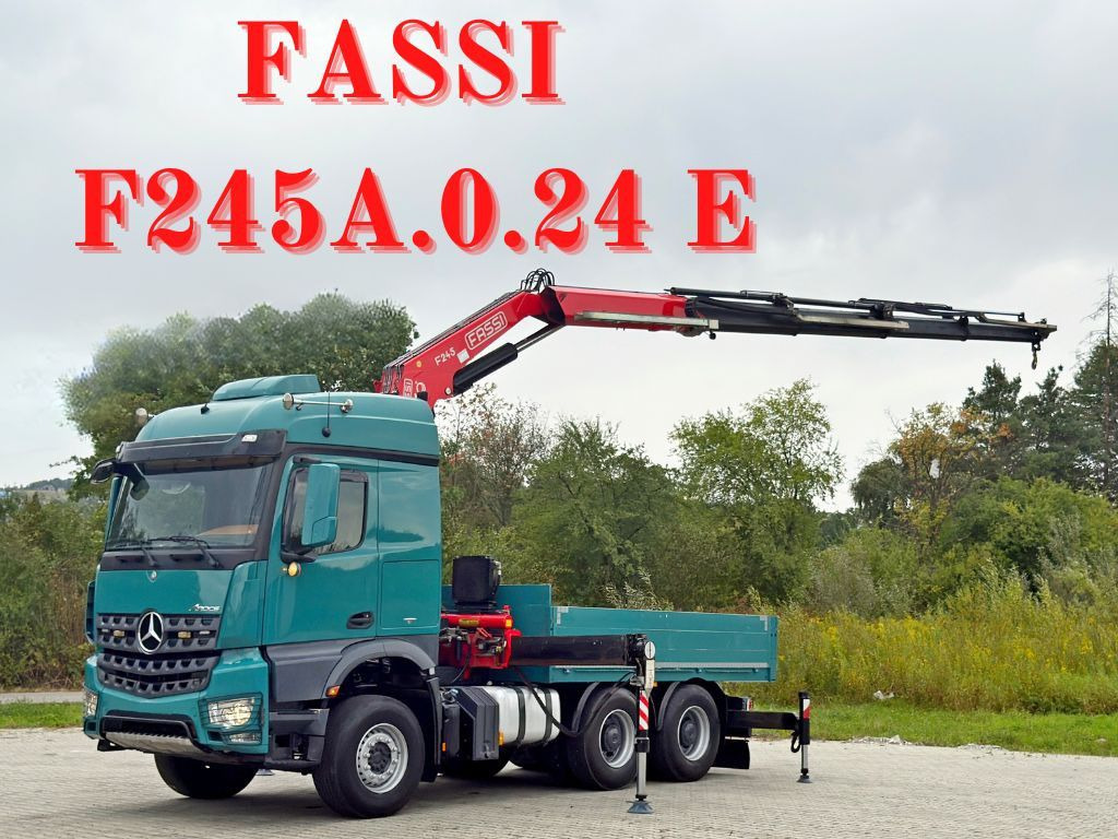 Mercedes-Benz AROCS 2548* FASSI F245A.0.24 E + FUNK / 6x4 *TOP - Crane truck: picture 1 Mercedes-Benz AROCS 2548* FASSI F245A.0.24 E + FUNK / 6x4 *TOP - Crane truck: picture 1