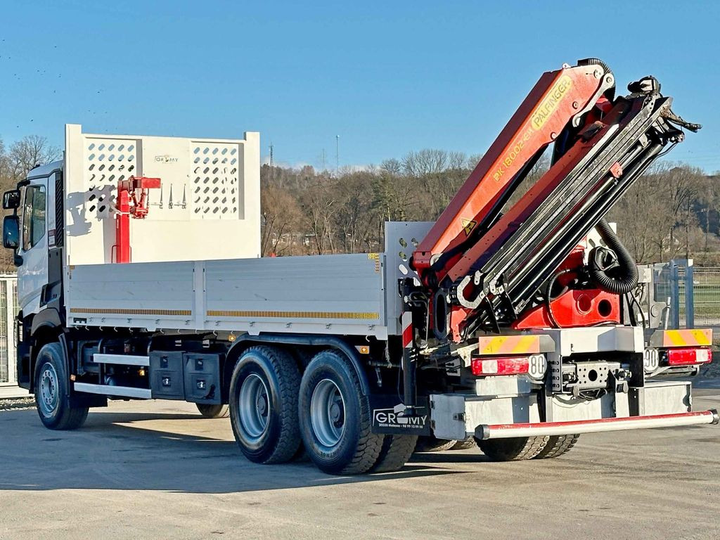Crane truck, Dropside/ Flatbed truck Renault C 380 *PRITSCHE 6,80m * PK 18002-EH C + FUNK*6x4: picture 7