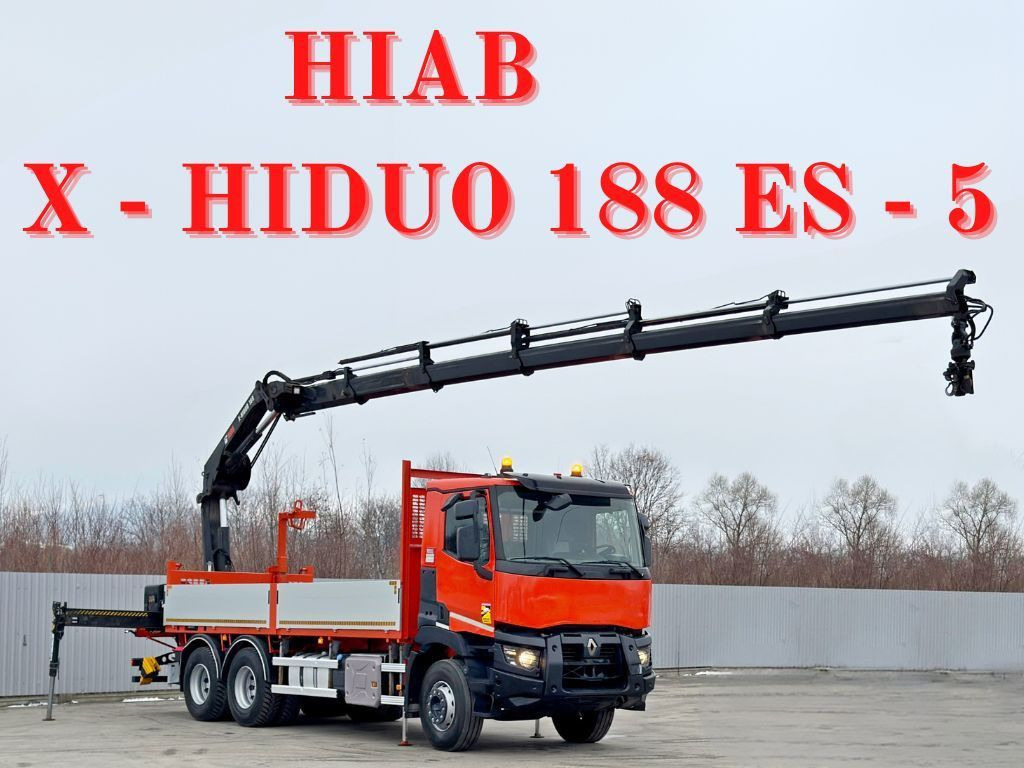 Renault C 430 *HIAB X - HIPRO 188 ES - 5 + FUNK* 6x4 - Crane truck: picture 1 Renault C 430 *HIAB X - HIPRO 188 ES - 5 + FUNK* 6x4 - Crane truck: picture 1
