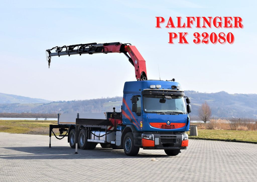 Renault Premium 410* PRITSCHE 6,50m *PK 32080/FUNK* TOP Renault Premium 410* PRITSCHE 6,50m *PK 32080/FUNK* TOP - Crane truck, Dropside/ Flatbed truck: picture 1 Renault Premium 410* PRITSCHE 6,50m *PK 32080/FUNK* TOP Renault Premium 410* PRITSCHE 6,50m *PK 32080/FUNK* TOP - Crane truck, Dropside/ Flatbed truck: picture 1