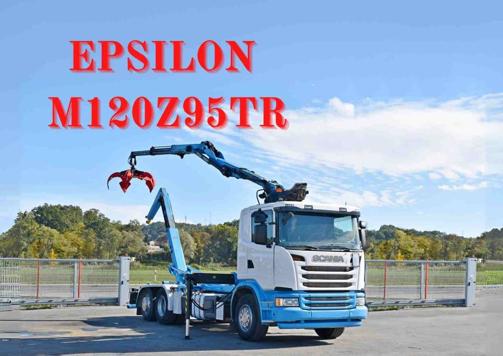 Scania G 440 * Abrollkipper * EPSILON M120Z95TR* TOP Scania G 440 * Abrollkipper * EPSILON M120Z95TR* TOP - Hook lift truck: picture 1 Scania G 440 * Abrollkipper * EPSILON M120Z95TR* TOP Scania G 440 * Abrollkipper * EPSILON M120Z95TR* TOP - Hook lift truck: picture 1