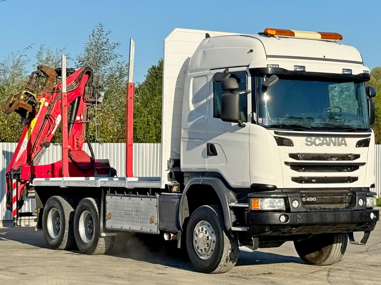 Scania G490* HOLZTRANSPORTER * PENZ 12Z8.70* 6x6 - Crane truck: picture 4 Scania G490* HOLZTRANSPORTER * PENZ 12Z8.70* 6x6 - Crane truck: picture 4