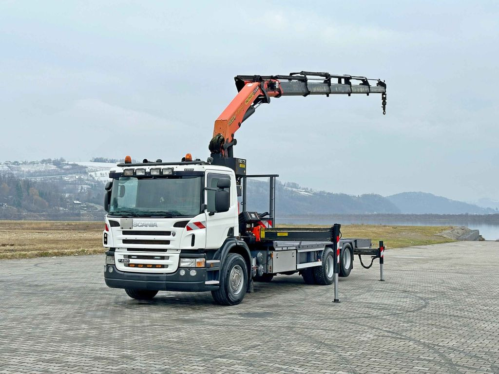 Scania P 420* PLATFORM 6,80m * PK 29002+FUNK * TOP Scania P 420* PLATFORM 6,80m * PK 29002+FUNK * TOP - Tow truck: picture 2 Scania P 420* PLATFORM 6,80m * PK 29002+FUNK * TOP Scania P 420* PLATFORM 6,80m * PK 29002+FUNK * TOP - Tow truck: picture 2