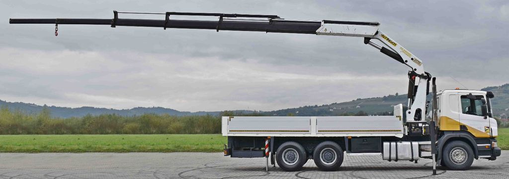 Scania P 420* PRITSCHE 6,40m * PK 29002+FUNK * 6x4 - Crane truck, Dropside/ Flatbed truck: picture 5 Scania P 420* PRITSCHE 6,40m * PK 29002+FUNK * 6x4 - Crane truck, Dropside/ Flatbed truck: picture 5
