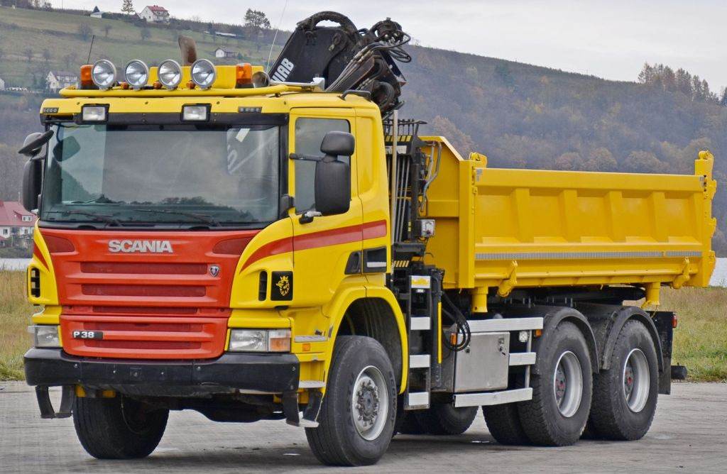 Scania P380 Kipper 5,10m *KRAN + Bordmatic * 6x6 - Tipper, Crane truck: picture 5 Scania P380 Kipper 5,10m *KRAN + Bordmatic * 6x6 - Tipper, Crane truck: picture 5