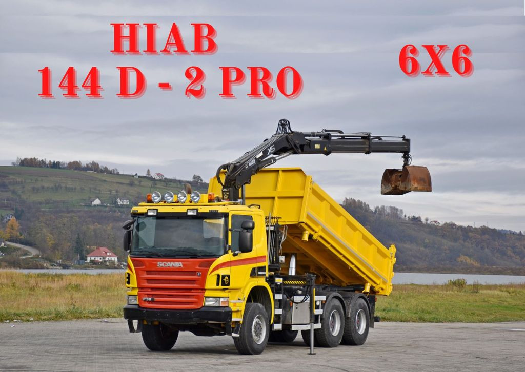 Scania P380 Kipper 5,10m *KRAN + Bordmatic * 6x6 - Tipper, Crane truck: picture 1 Scania P380 Kipper 5,10m *KRAN + Bordmatic * 6x6 - Tipper, Crane truck: picture 1