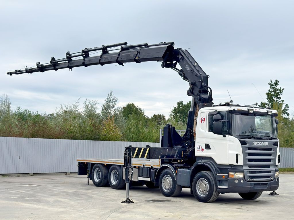 Scania R 620*PLATFORM 6,45m*HIAB 600 E - 9 + FUNK / 8x4 - Crane truck: picture 2 Scania R 620*PLATFORM 6,45m*HIAB 600 E - 9 + FUNK / 8x4 - Crane truck: picture 2