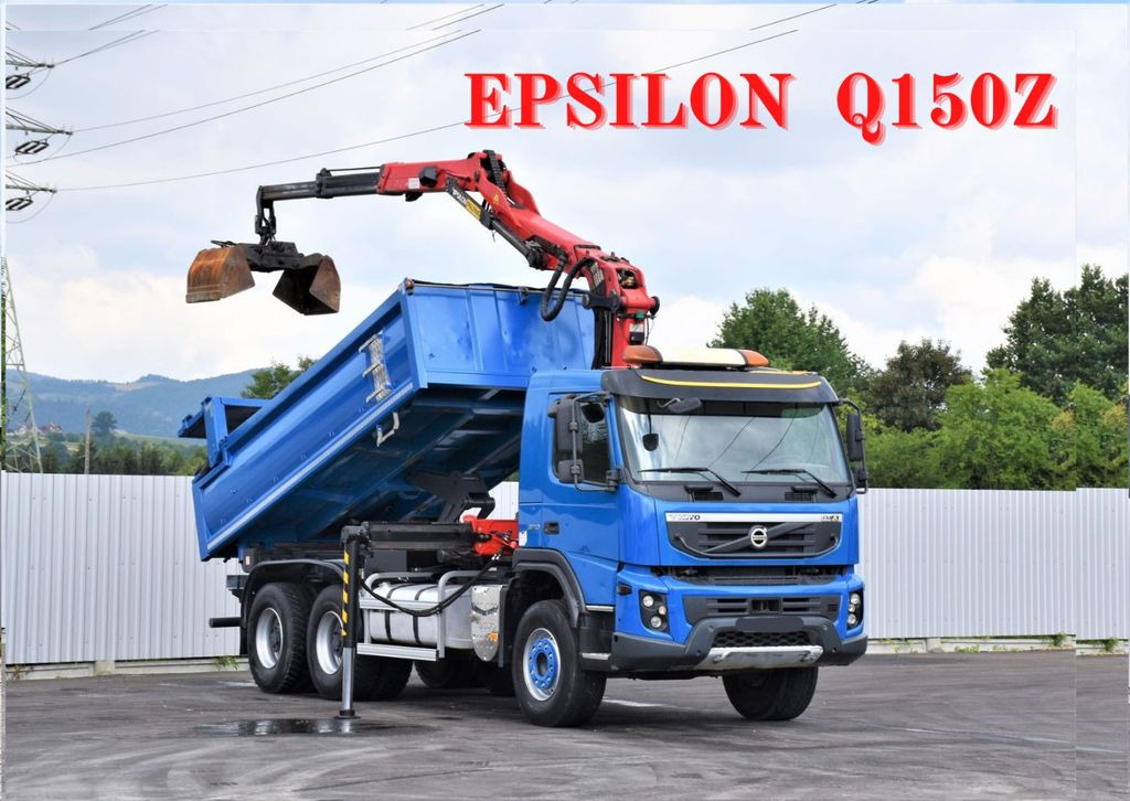 Volvo FMX 370 Kipper 4,90m *EPSILON Q150Z/FUNK*6x4 - Tipper, Crane truck: picture 1 Volvo FMX 370 Kipper 4,90m *EPSILON Q150Z/FUNK*6x4 - Tipper, Crane truck: picture 1