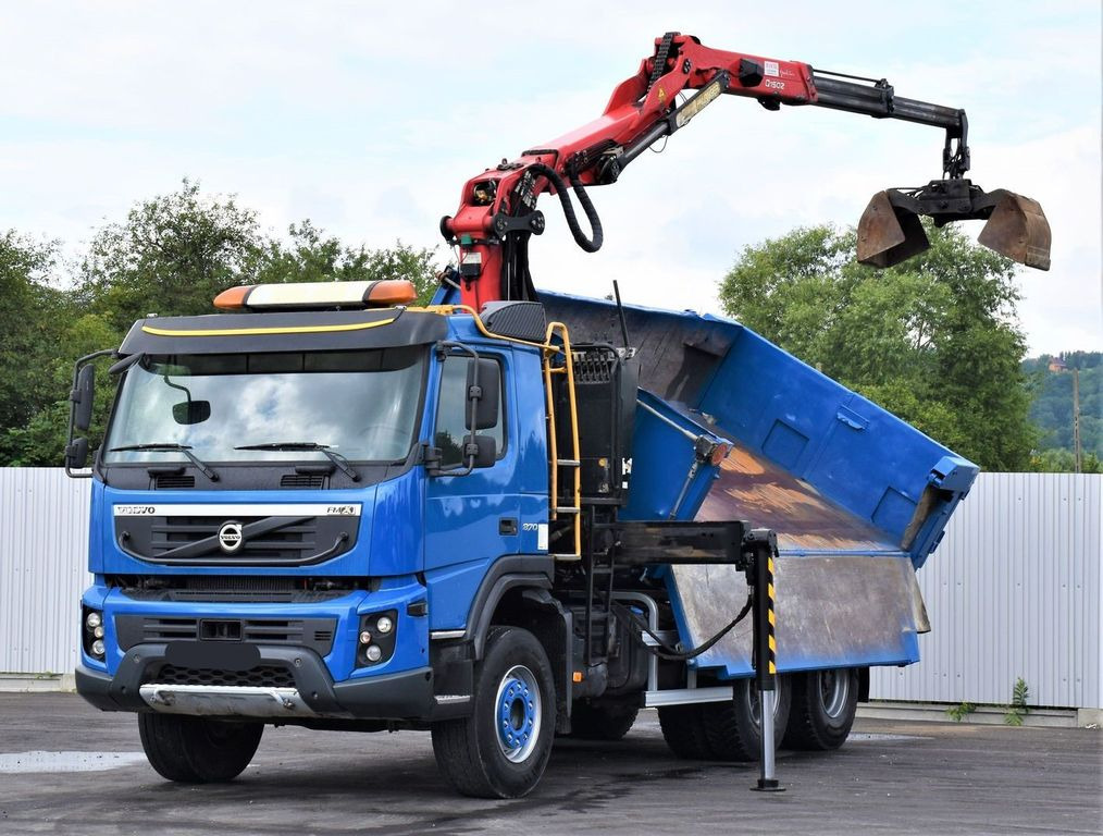 Volvo FMX 370 Kipper 4,90m *EPSILON Q150Z/FUNK*6x4 - Crane truck, Tipper: picture 3 Volvo FMX 370 Kipper 4,90m *EPSILON Q150Z/FUNK*6x4 - Crane truck, Tipper: picture 3