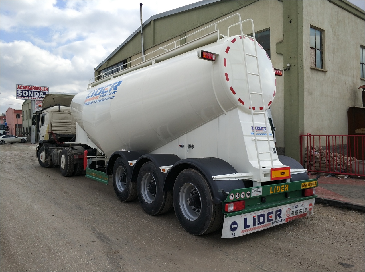 Tank semi-trailer for transportation of cement LIDER 2024 MODEL NEW CEMENT TANKER: picture 14