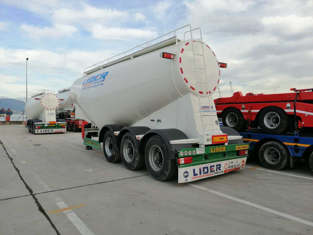 Tank semi-trailer for transportation of cement LIDER 2024 MODEL NEW CEMENT TANKER: picture 16
