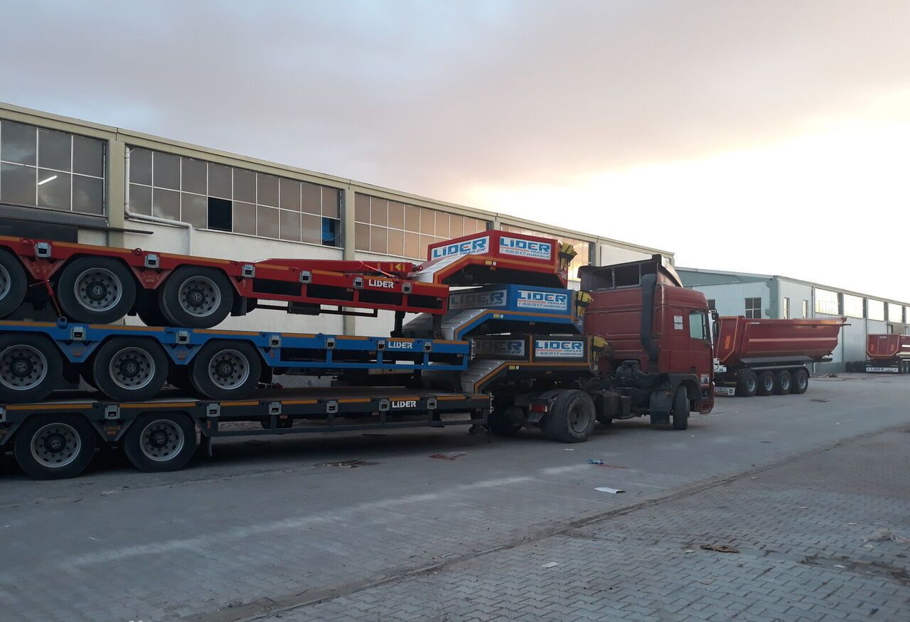 Low loader semi-trailer LIDER 2025 NEW from manufacturer READY IN STOCK: picture 7