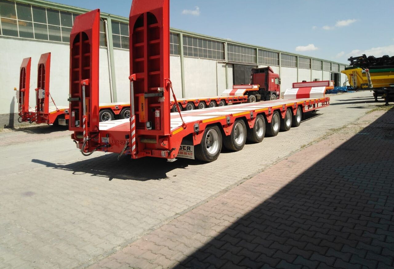 Low loader semi-trailer LIDER 2025 model 150 Tons capacity Lowbed semi trailer: picture 13
