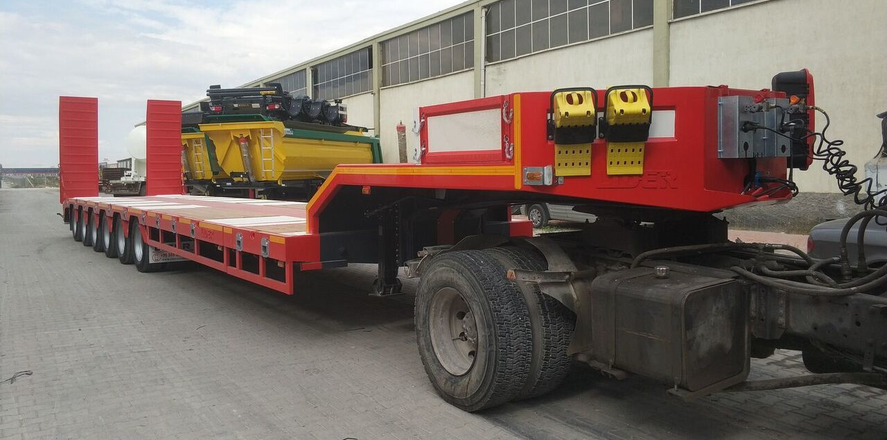 Low loader semi-trailer LIDER 2025 model 150 Tons capacity Lowbed semi trailer: picture 8
