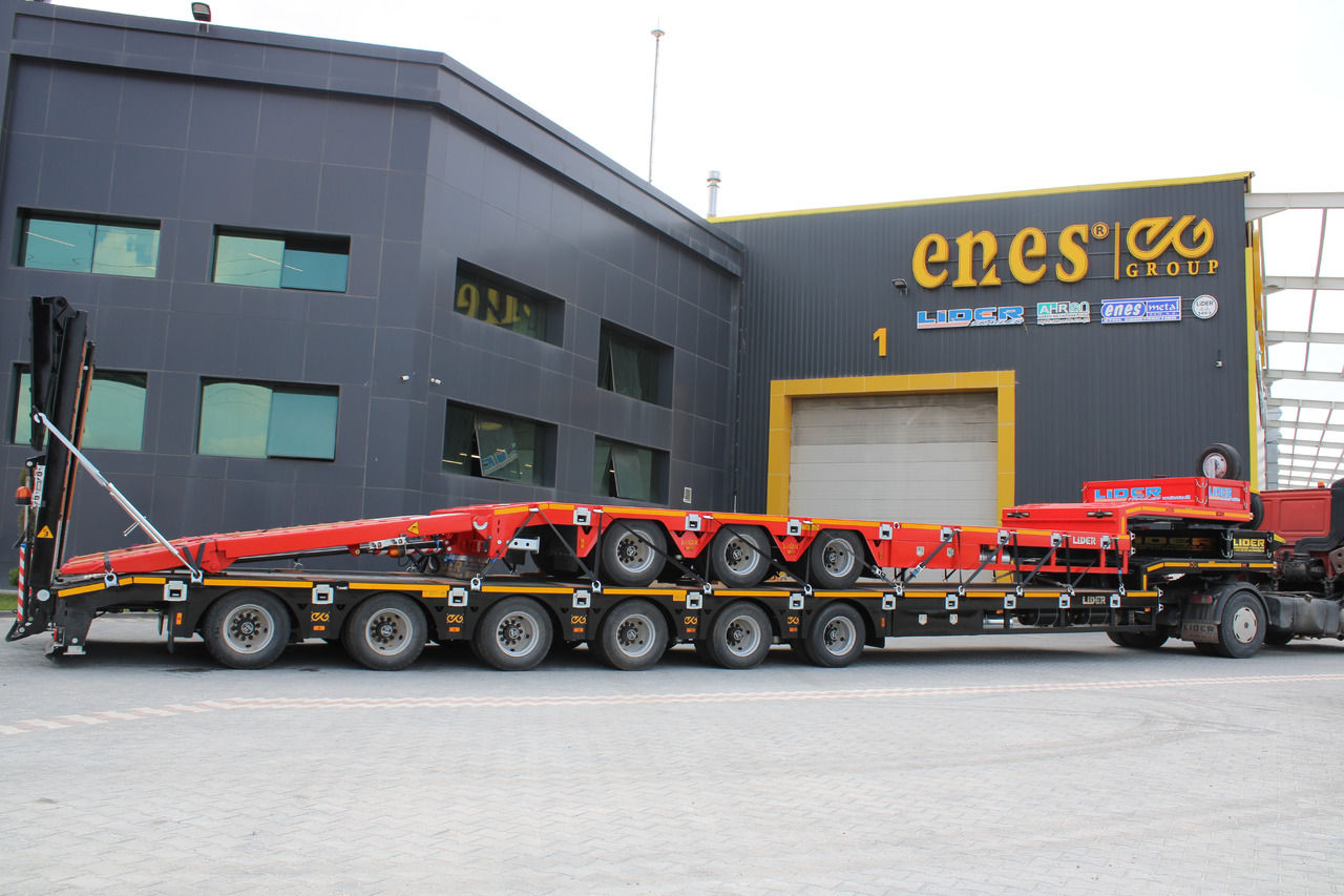 Low loader semi-trailer LIDER 2025 model 150 Tons capacity Lowbed semi trailer: picture 6