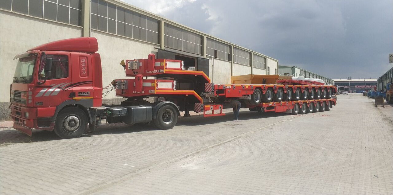 Low loader semi-trailer LIDER 2025 model 150 Tons capacity Lowbed semi trailer: picture 7