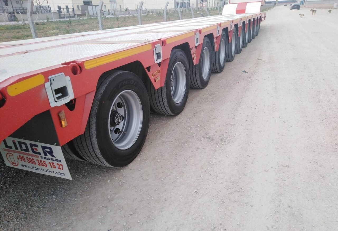 Low loader semi-trailer LIDER 2025 model 150 Tons capacity Lowbed semi trailer: picture 18